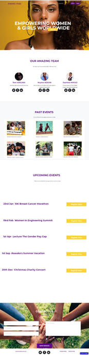 Female community website built with Bubble.io